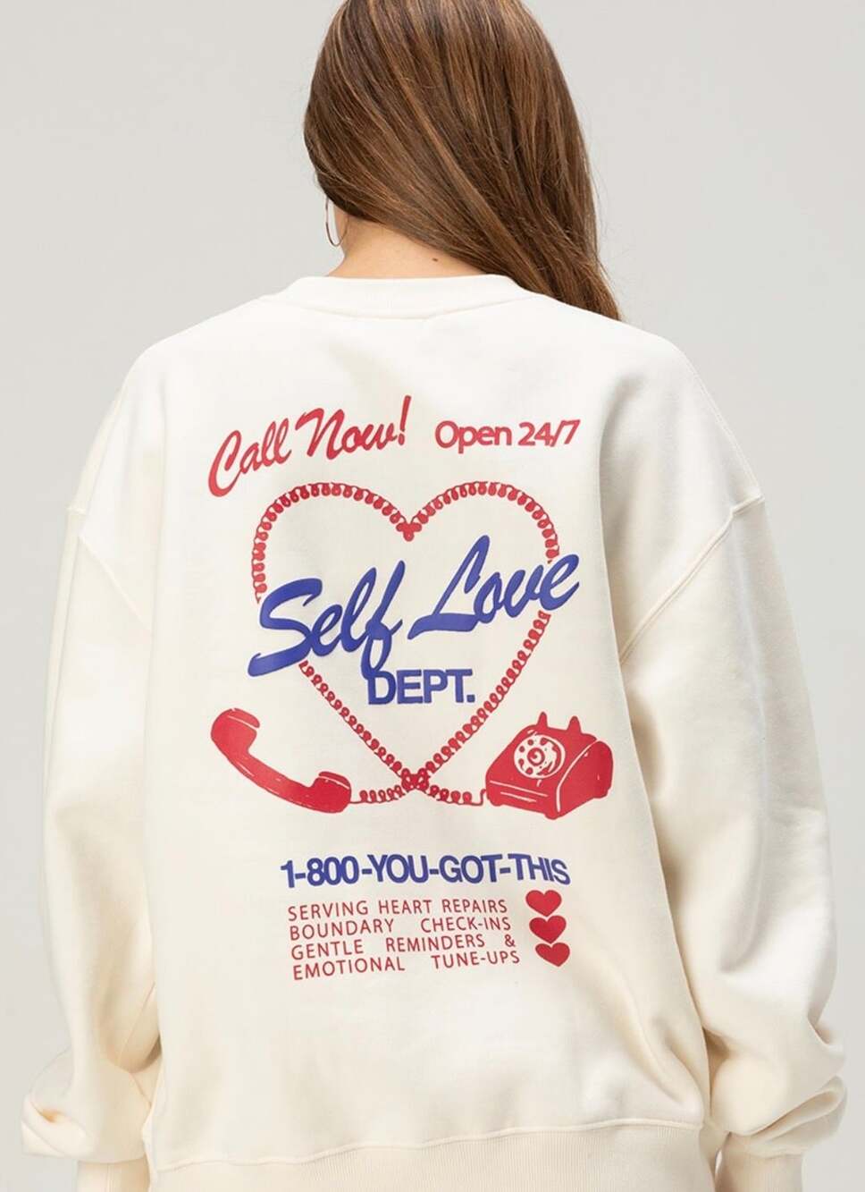New The Mayfair Group Self Love Dept Oversized Crewneck + sweatpants set